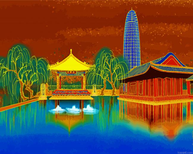 Jinan City Art Painting By Numberss.png