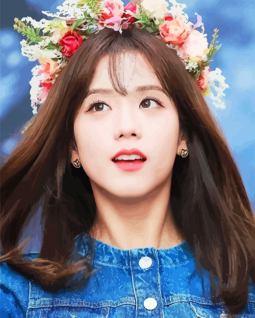 Jisoo Black Pink New Painting By Numberss.png