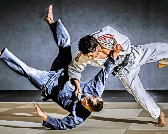 Jiu Jitsu Sport Painting By Numberss.png