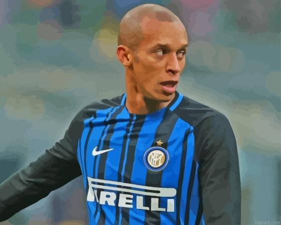 Joao Miranda Brazilian Footballer Painting By Numberss.png