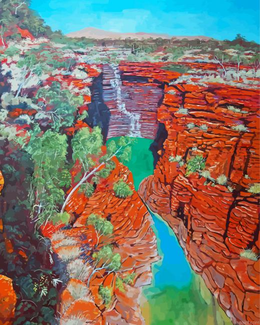 Joffre Gorge Karijini National Park Painting By Numberss.png
