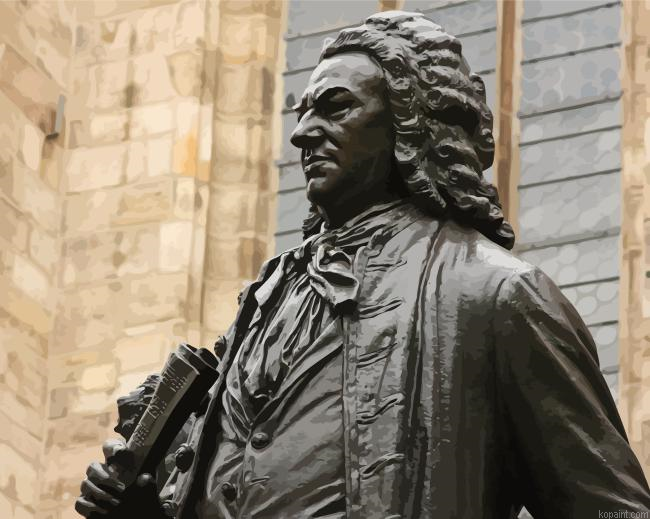 Johann Bach Sculpture Side View Painting By Numberss.png