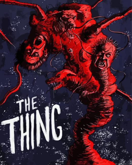 John Carpenter The Thing Film Cover Painting By Numberss.png