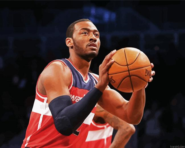 John Wall Wizards Player Painting By Numberss.png