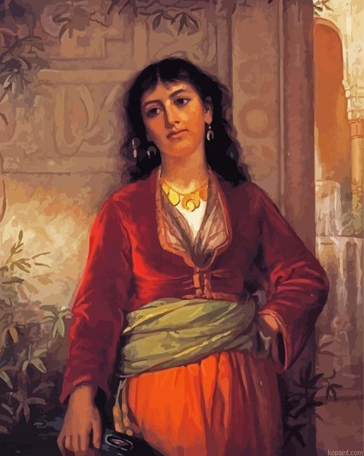 John William Waterhouse Arabian Woman Paint By Numbers