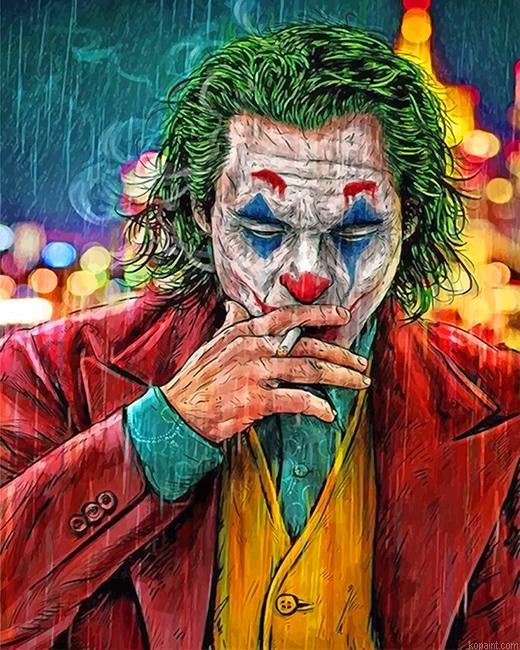 Joker Cigarette New Painting By Numberss.png