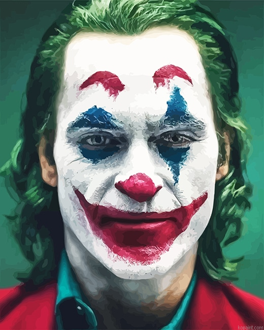 Joker Face New Painting By Numberss.png
