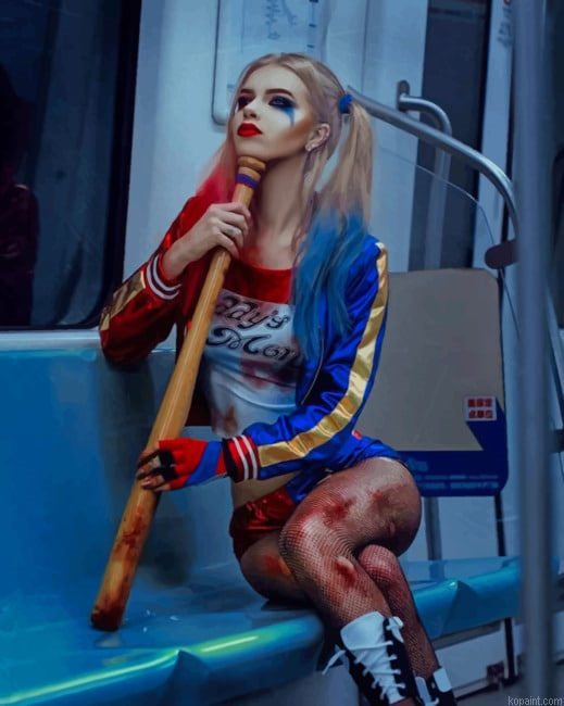 Joker Girl Paint By Numbers
