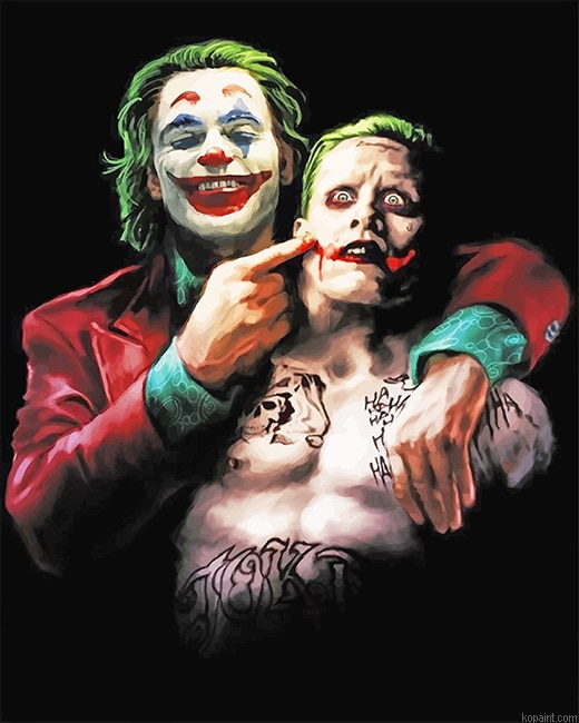 Joker Jared Leto New Painting By Numberss.png