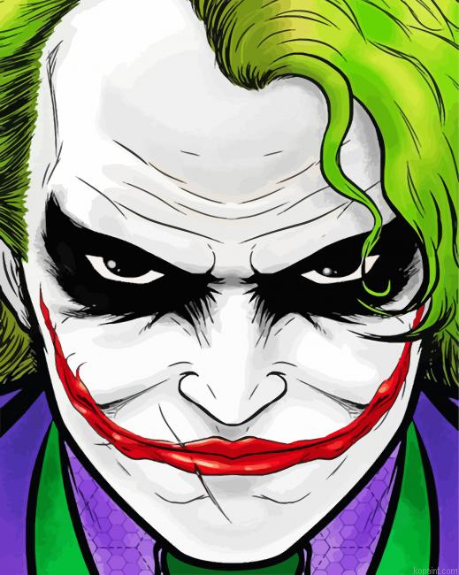 Joker Movie Painting By Numberss.png