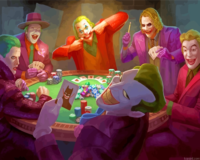 Joker Playing Poker Painting By Numberss.png