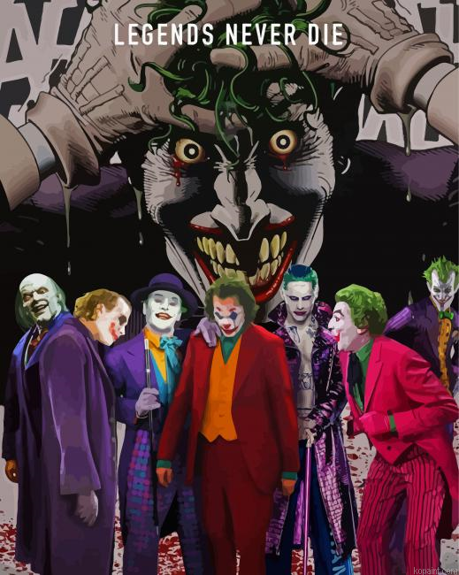 Jokers Legends Paint By Numbers