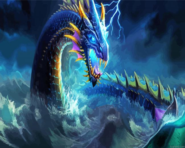 Jormungandr Sea Serpent Painting By Numberss.png