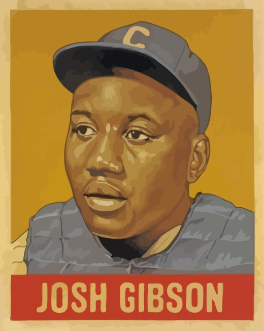 Josh Gibson Baseball Painting By Numberss.png