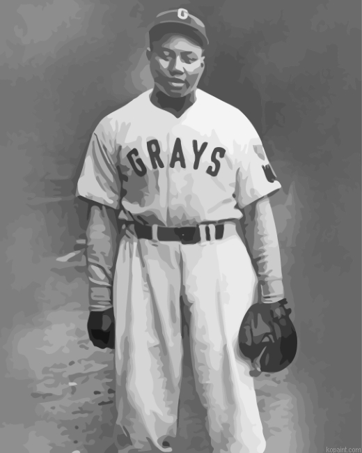 Josh Gibson Baseball Player Painting By Numberss.png