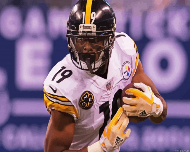 Juju Smith Schuster Player Painting By Numberss.png