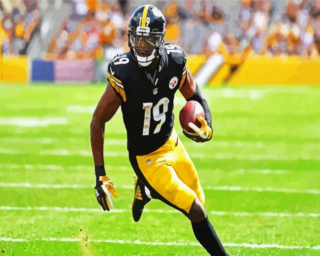 Juju Smith American Football Player Painting By Numberss.png