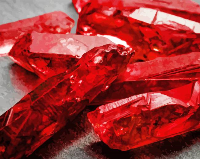 July Birthstones Paint By Numbers