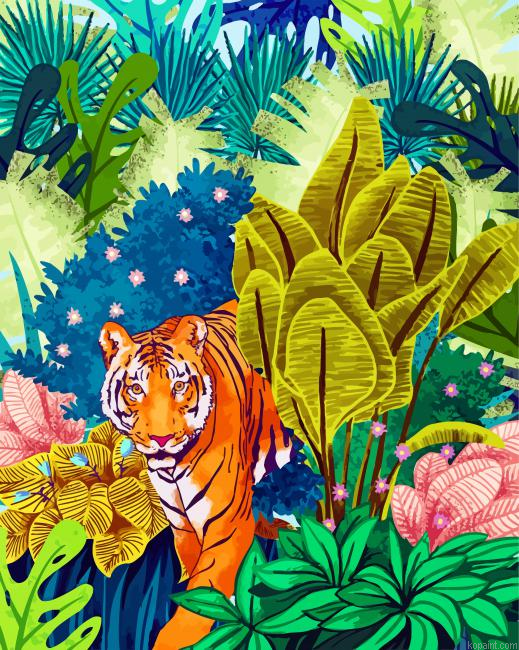 Jungle Tiger Painting By Numberss.png