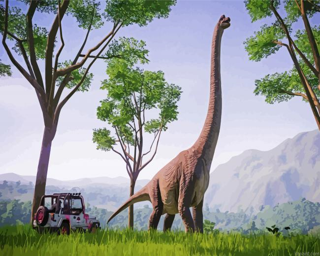 Jurassic World Movie Paint By Numbers