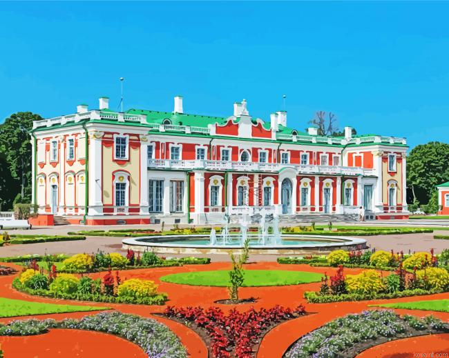 Kadriorg Palace Tallinn Estonia Painting By Numberss.png