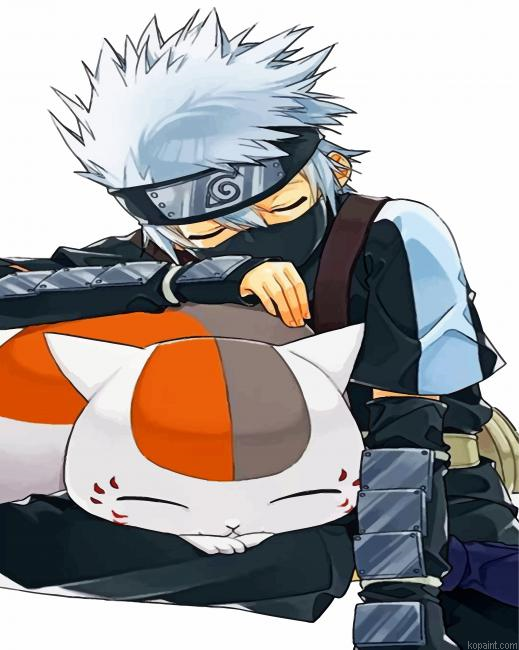 Kakashi Sensei Hatake Painting By Numberss.png
