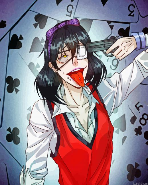 Kakegurui Midari Ikishima Painting By Numberss.png