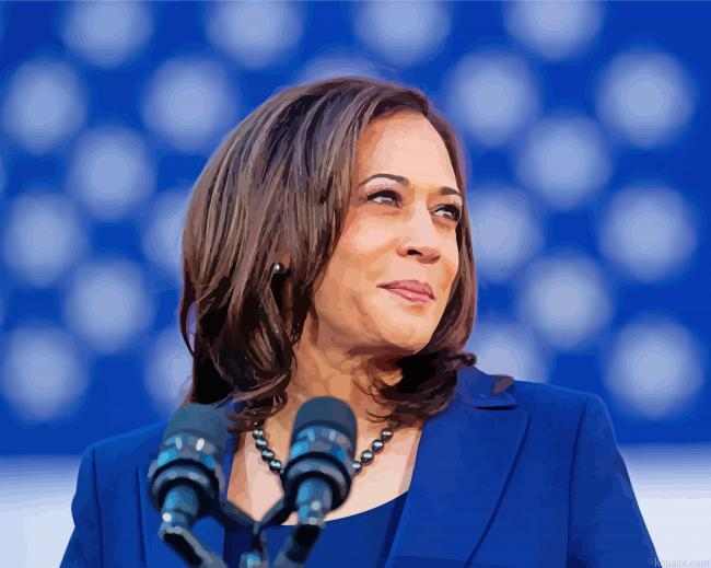 Kamala Vice President Paint By Numbers