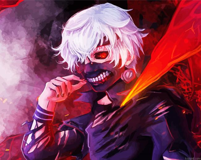 Kaneki Ken Anime Painting By Numberss.png