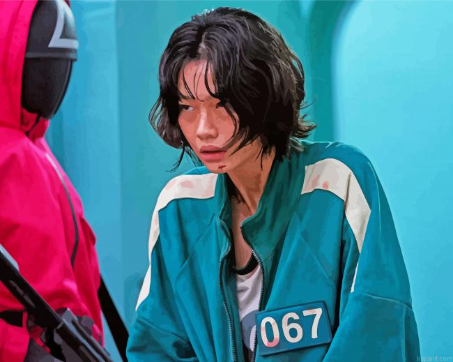 Kang Sae Byeok Squid Game Paint By Numbers