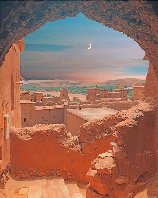 Kasbah Ait Ben Haddou Morocco New Painting By Numberss.png