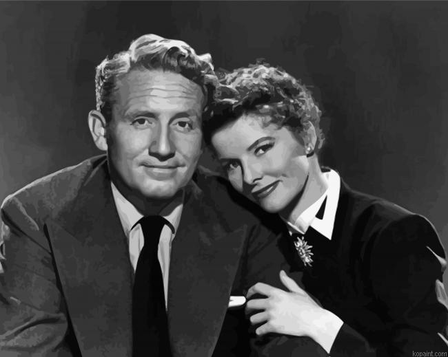 Katharine Hepburn And Spencer Tracy Painting By Numberss.png