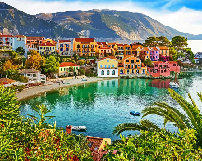 Kefalonia Ionian Island Painting By Numberss.png
