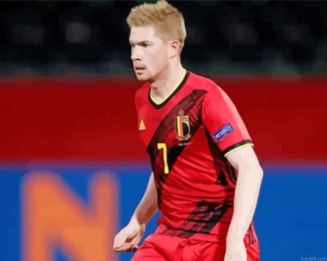 Kevin De Bruyne Soccer Player Painting By Numberss.png