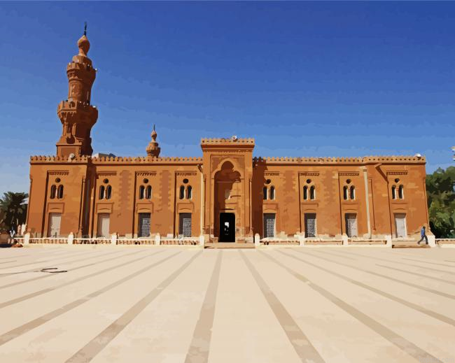 Khartoum Grand Mosque Khartoum Painting By Numberss.png