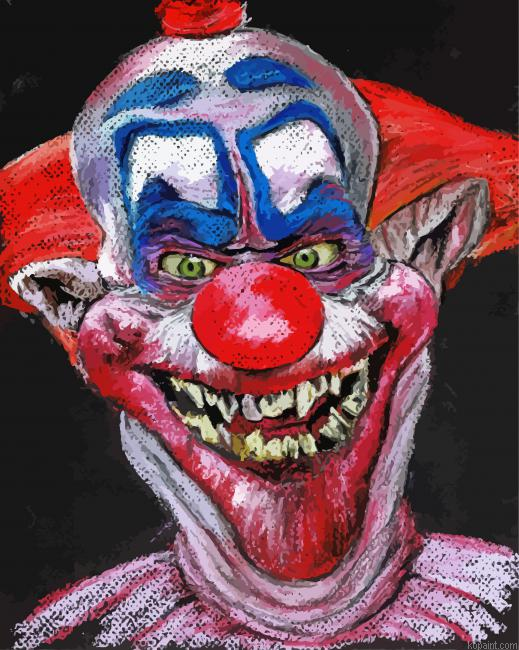 Killer Klowns From Outer Space Art Painting By Numberss.png