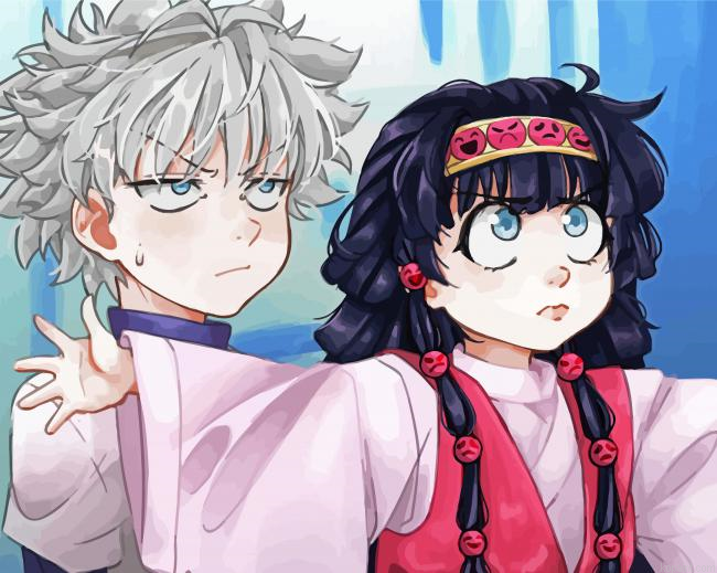 Killua And Alluka Zoldyck Painting By Numberss.png