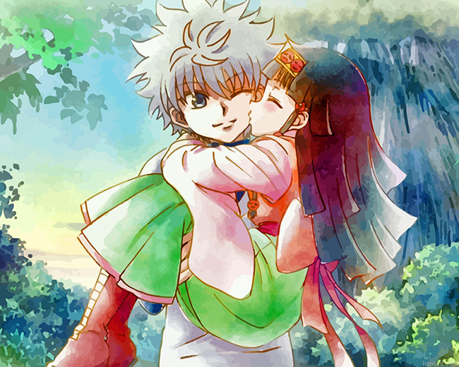Killua Zoldyck And Alluka Zoldyck Painting By Numberss.png