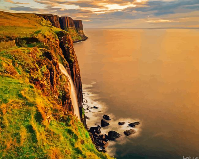 Kilt Rock At Sunset Painting By Numberss.png