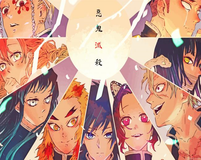 Kimetsu No Yaiba Hahsira Characters Painting By Numberss.png