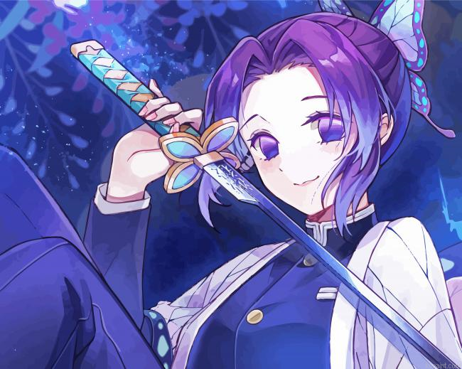 Kimetsu No Yaiba Shinobu Paint By Numbers