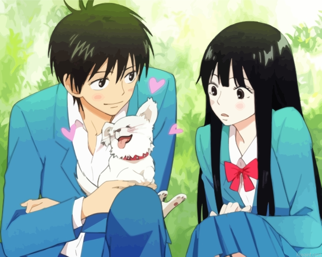 Kimi Ni Todoke Anime Couple Painting By Numberss.png