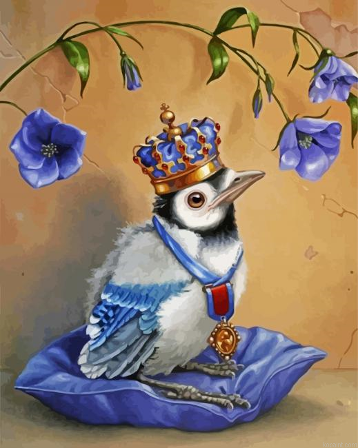 King Bird Paint By Numbers