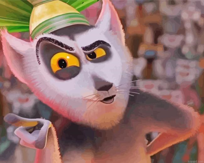 King Julien Painting By Numberss.png