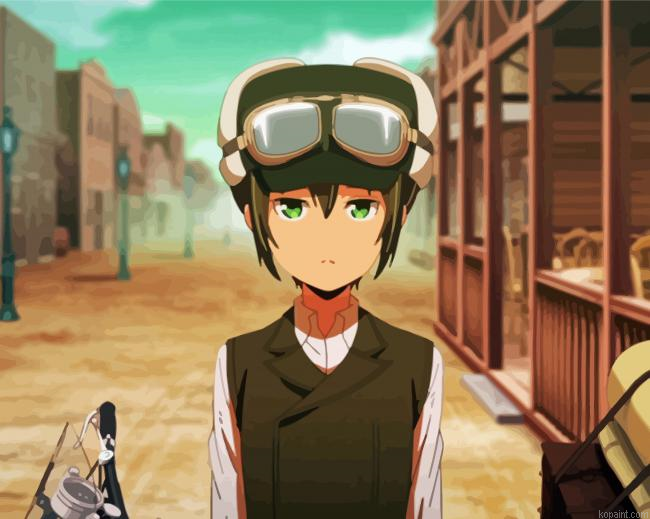 Kino No Tabi The Beautiful World Painting By Numberss.png