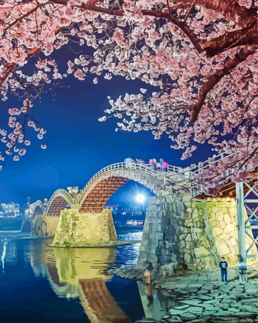 Kintaikyo Bridge Painting By Numberss.png