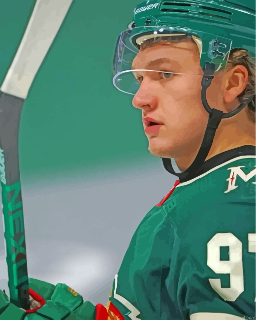 Kirill Kaprizov Ice Hockey Painting By Numberss.png