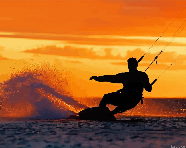 Kitesurfing Silhouette Painting By Numberss.png