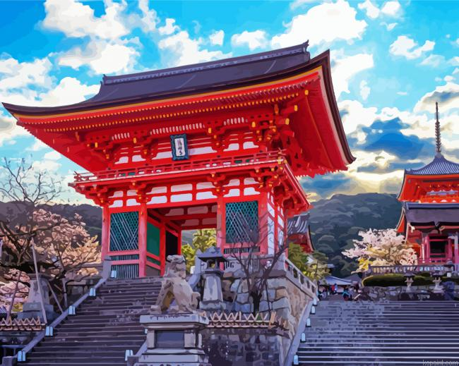 Kiyomizu Temple Japan Painting By Numberss.png