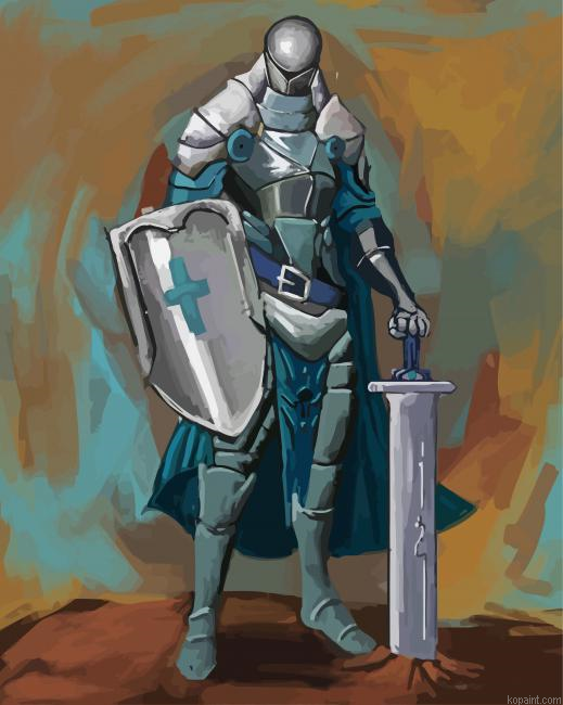 Knight Armor Art Paint By numbers